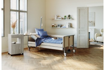 Nowe łóżko rehabilitacyjne Hermann Bock Domiflex 3 + Wysięgnik