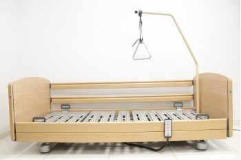 Regenerowane łóżko rehabilitacyjne EL 5F Stiegelmeyer Elvido Brevo + Wysięgnik | Niskie