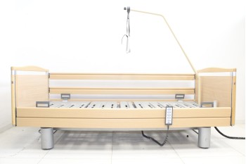 Regenerowane łóżko rehabilitacyjne EL 5F Stiegelmeyer Elvido + Wysięgnik - do 225 kg!
